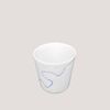 Becher mit Linien - Espresso - blau