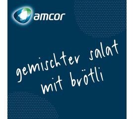 Mittagsmenu gemischter Salat mit Brötli - Lieferung an Amcor