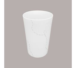 Becher mit Linien - Kaffee/Tee - grün
