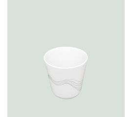 Becher mit Linien - Espresso - grün