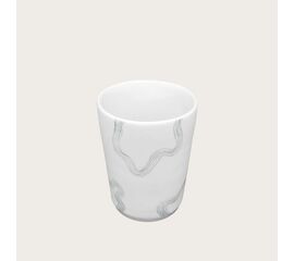 Becher mit Linien - Kaffee/Teebecher mittel - grün