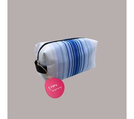 Etui Felsenegg aus Sonnenstoren - blau/weiss Front