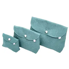 Les trois Poches 3er-Set - Farbe Jeansblau