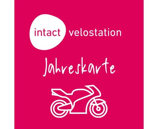 Jahreskarte Velostation Motorrad