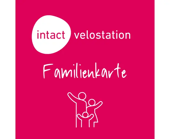 Jahreskarte Velostation Familienkarte 1 Kind