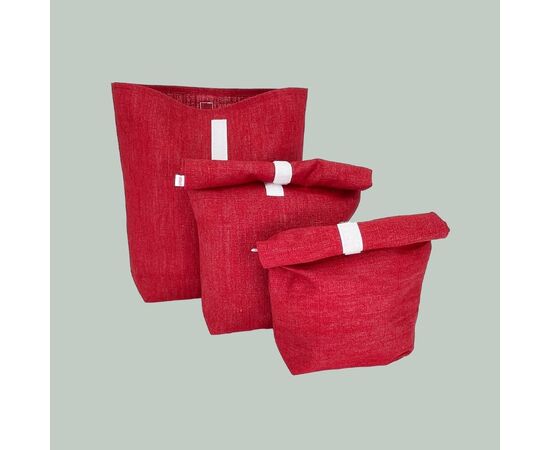 Znünisäckli 3er-Set - Farbe Rot