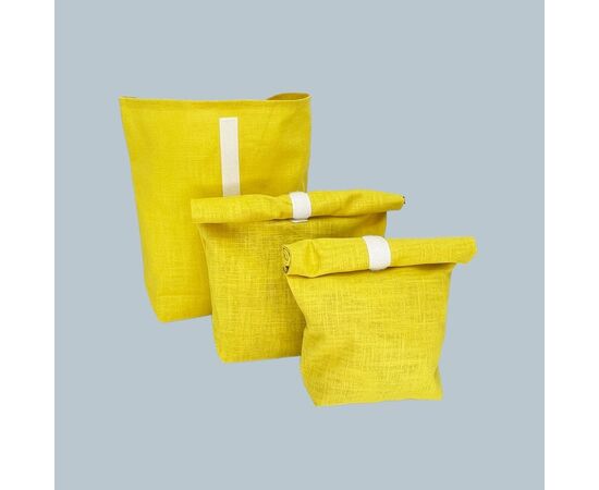Znünisäckli 3er-Set - Farbe Sonnengelb