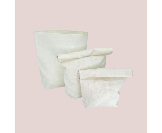 Znünisäckli 3er-Set - Farbe weiss