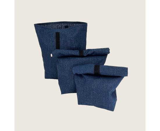 Znünisäckli – Dunkelblau 3er Set