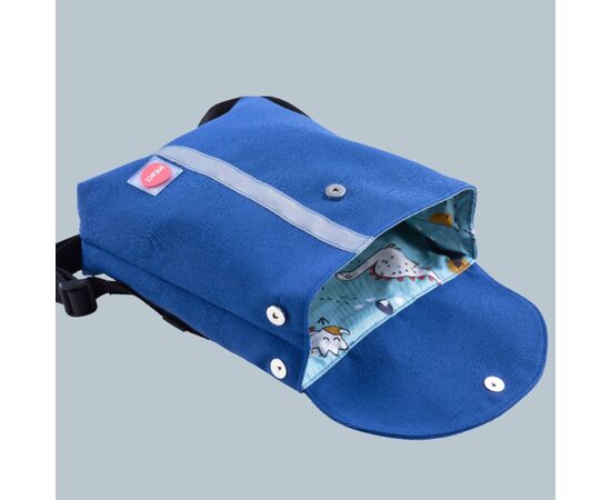 Kids Rucksack – blau Ansicht offen liegend