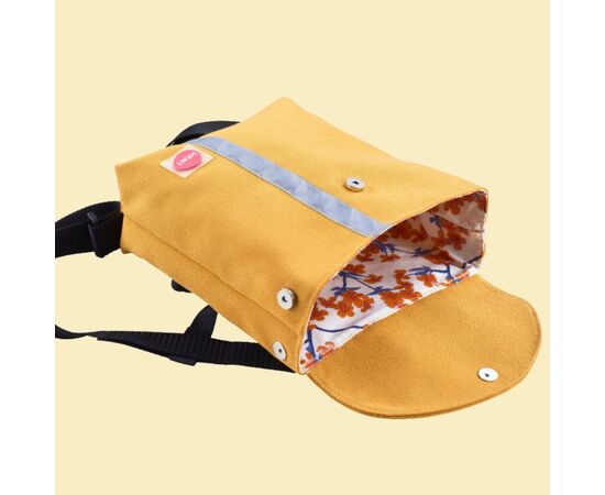 Kids Rucksack – gelb Ansicht offen liegend